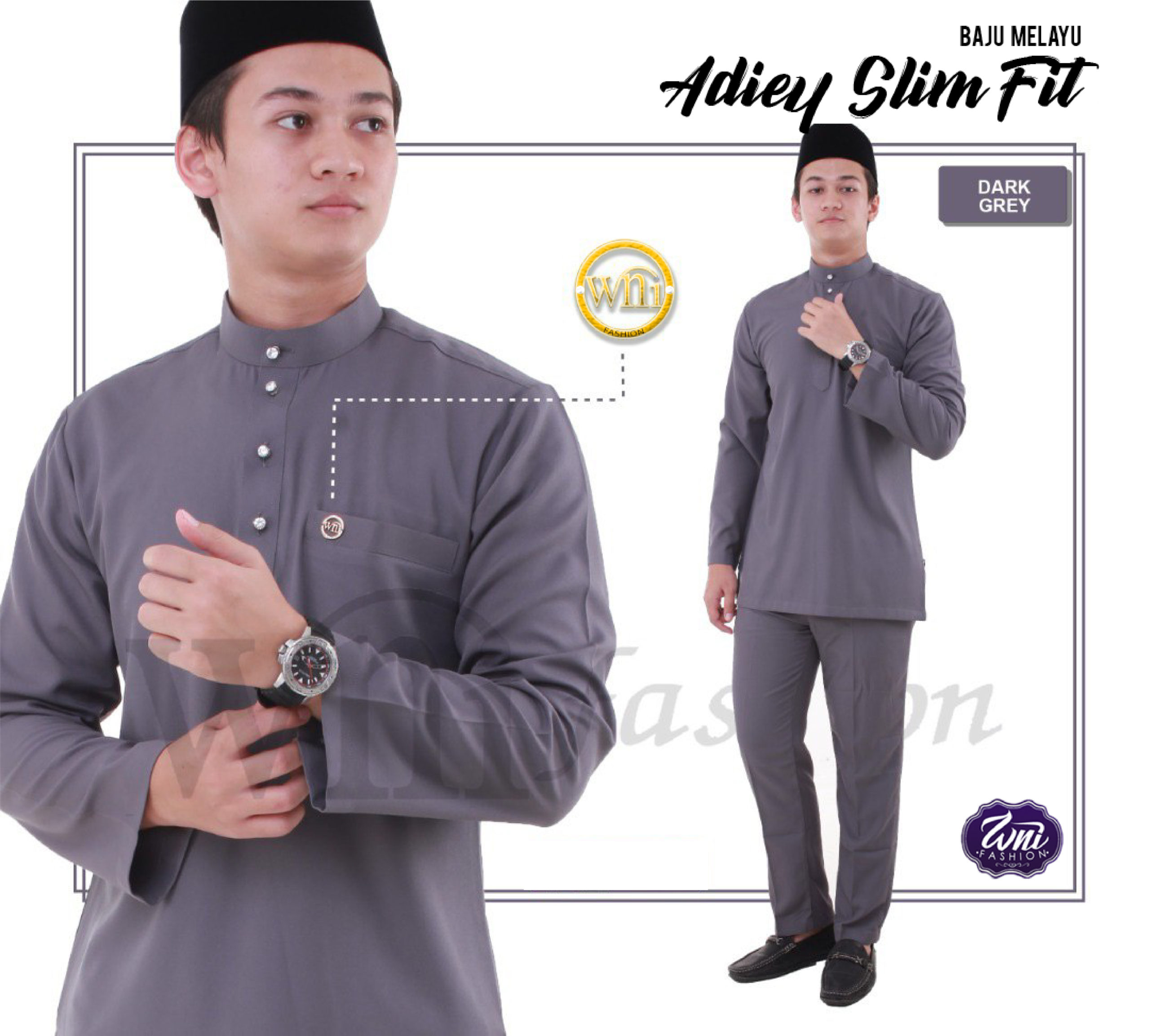 baju raya slim fit