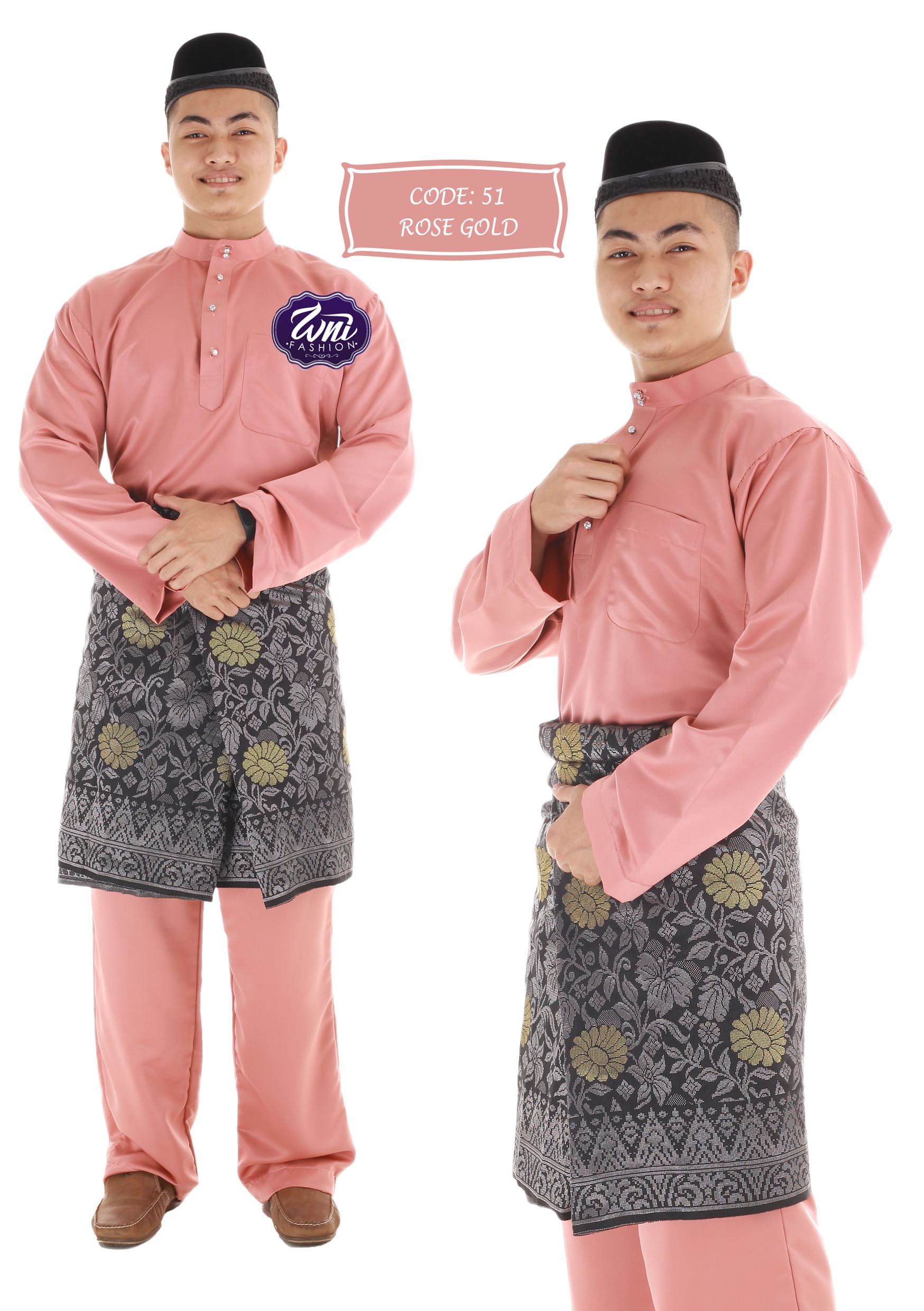 35 Ide Baju  Melayu  Warna  Peach JM Jewelry and Accessories